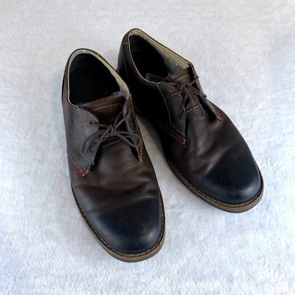 Penguin Willie Men's Leather Lace Up Derby - Picture 1 of 5